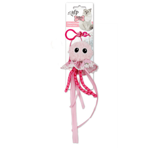 Jucarie pentru pisici All For Paws Caracatita cu fundita
